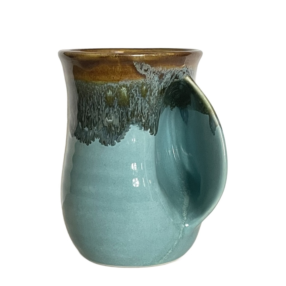 Neher 2012 Pottery Hand Painted Hand Warmer Mug 5” - Picture 3 of 7